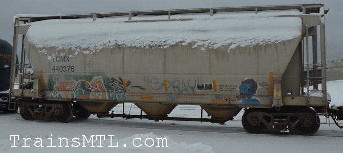 Car/wagon TCMX440376 right side / coté droit